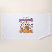 Happy Halloween Nurse Shirt - Schattigee Spooky Me Strandlaken (Voorkant)