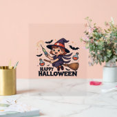 Happy Halloween Nurse Shirt – Spooky Schattige Med Acryl Bord (Huwelijk)
