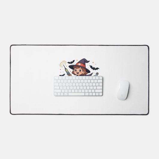 Happy Halloween Nurse Shirt – Spooky Schattige Med Bureaumat (Keyboard & Muis)