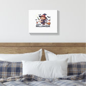 Happy Halloween Nurse Shirt – Spooky Schattige Med Canvas Afdruk (Insitu (Slaapkamer))