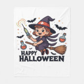 Happy Halloween Nurse Shirt – Spooky Schattige Med Fleece Deken (Voorkant)