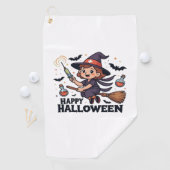 Happy Halloween Nurse Shirt – Spooky Schattige Med Golfhanddoek (Insitu)