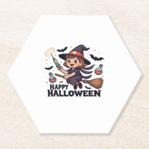 Happy Halloween Nurse Shirt – Spooky Schattige Med Kartonnen Onderzetters