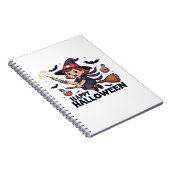 Happy Halloween Nurse Shirt – Spooky Schattige Med Notitieboek (Rechterzijde)