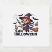 Happy Halloween Nurse Shirt – Spooky Schattige Med Sparkling Wijnetiket (Enkel label)