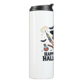 Happy Halloween Nurse Shirt – Spooky Schattige Med Thermosbeker (Gedraaid links)