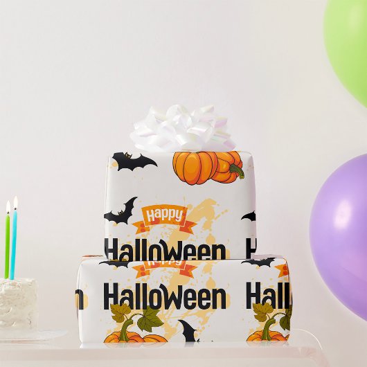 Happy Halloween-ontwerp Cadeaupapier