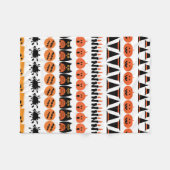 Happy Halloween-ontwerp Fleece Deken (Voorkant (Horizontaal))