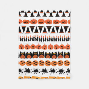 Happy Halloween-ontwerp Fleece Deken