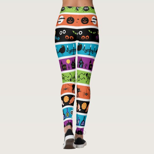 Happy Halloween-ontwerp Leggings (Achterkant)
