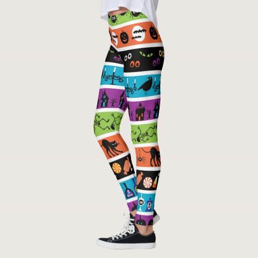 Happy Halloween-ontwerp Leggings (Links)
