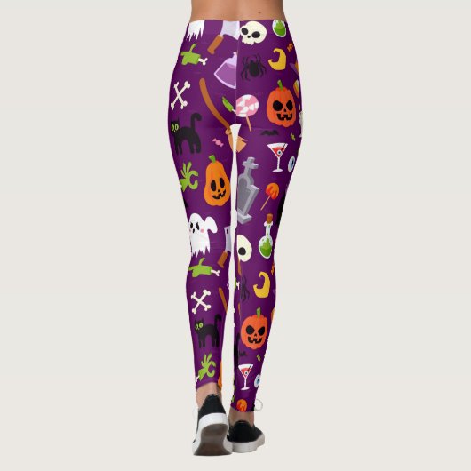 Happy Halloween-ontwerp Leggings (Achterkant)