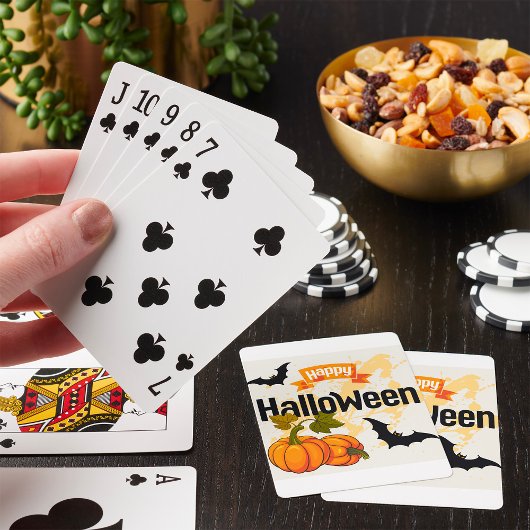 Happy Halloween-ontwerp Pokerkaarten