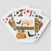 Happy Halloween-ontwerp Pokerkaarten (Achterkant)