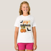 Happy Halloween-ontwerp T-shirt (Voorkant volledig)