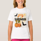 Happy Halloween-ontwerp T-shirt (Voorkant)