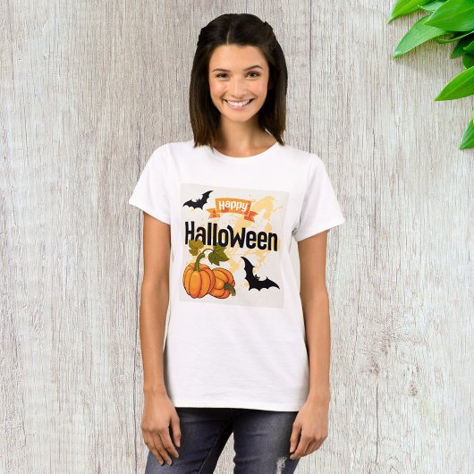 Happy Halloween-ontwerp T-shirt