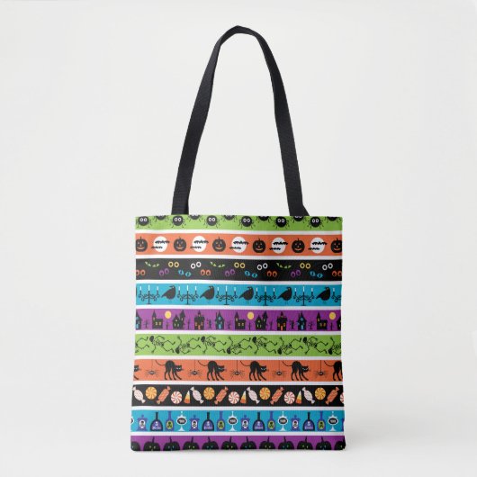 Happy Halloween-ontwerp Tote Bag (Voorkant)