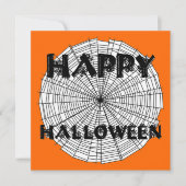 Happy Halloween op de Uitnodiging van de Tekst van (Voorkant)