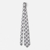 Happy Halloween op Spider Web Text Necktie Stropdas (Achterkant)