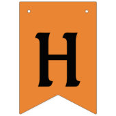 Happy Halloween Oranje en Black Vlaggetjes (Tweede vlag)