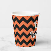 Happy Halloween oranje en zwarte kinder partij Papieren Bekers (Voorkant)