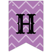 Happy Halloween Oranje Paars Green Patterned Vlaggetjes (Eerste vlag)