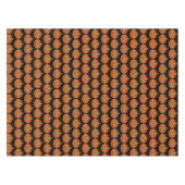 Happy Halloween Oranje Pumpkin Jack o' Lantern Tafelkleed (Voorkant (Horizontaal))