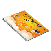 Happy Halloween over de wolken Notitieboek (Rechterzijde)