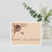 Happy Halloween Owl Briefkaart (Staand voorkant)