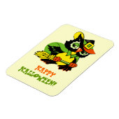 Happy Halloween!  Owl Gift Magnet Magneet (Linkerzijde)