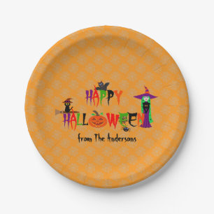 Happy Halloween Paper-Bord Papieren Bordje