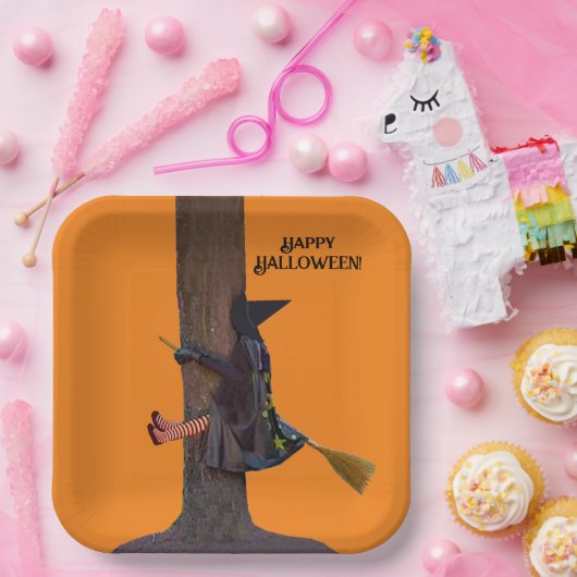 Happy Halloween Paper-Bord Papieren Bordje (Feest)