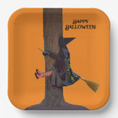 Happy Halloween Paper-Bord Papieren Bordje (Voorkant)