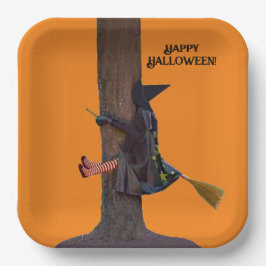 Happy Halloween Paper-Bord Papieren Bordje