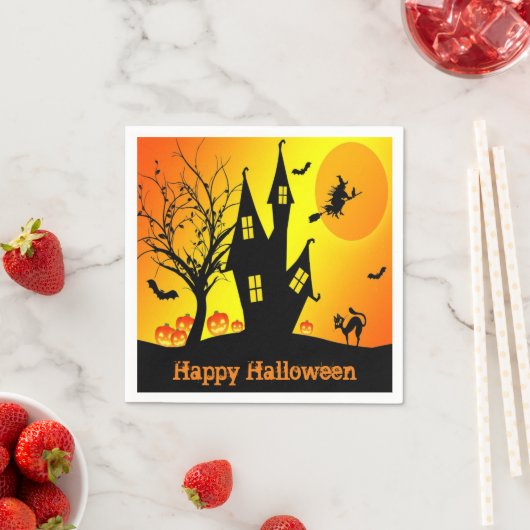 Happy Halloween Paper Napkin Servet (Insitu)