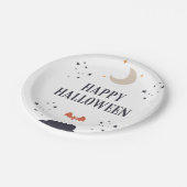 Happy Halloween Papieren Bordje (Gekanteld)