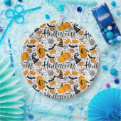 Happy Halloween Papieren Bordje (Feest)