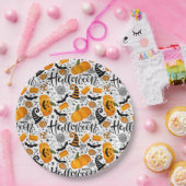 Happy Halloween Papieren Bordje (Feest)