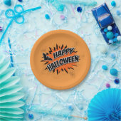 Happy Halloween Papieren Bordje (Feest)