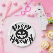 Happy Halloween Papieren Bordje (Feest)