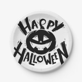 Happy Halloween Papieren Bordje
