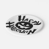 Happy Halloween Papieren Bordje (Gekanteld)