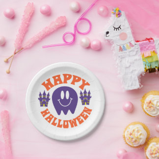 Happy Halloween Papieren Bordje