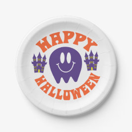 Happy Halloween Papieren Bordje