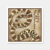 Happy Halloween Papieren servetten met slangen (Voorkant)