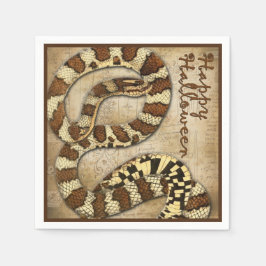 Happy Halloween Papieren servetten met slangen