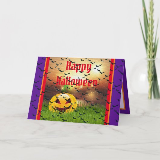 Happy Halloween-partij Kaart (Voorkant)