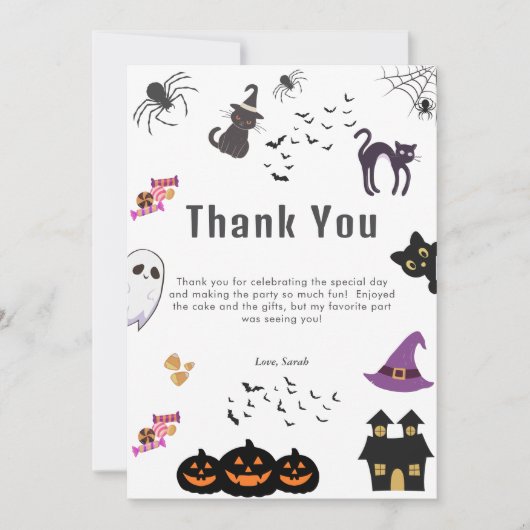 Happy Halloween Party Aankondiging (Voorkant)