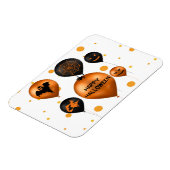 Happy Halloween Party-ballonnen Magneet (Linkerzijde)